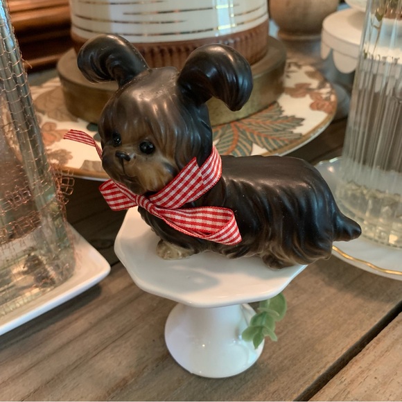 🌱 vintage ceramic dog~ pets~ Farmhouse~ trinket - Picture 3 of 7